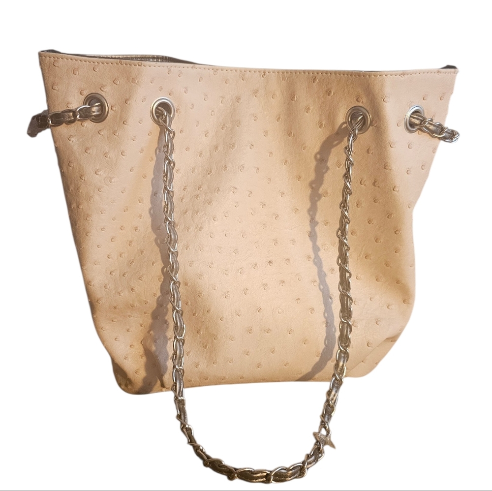 NWOT | Geir Ness Elegant Soft 💗Pink💗 LAILA Shoulder Bag with Chain Detail